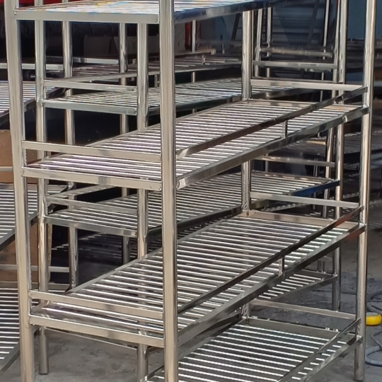 Kệ Inox 4 Tầng